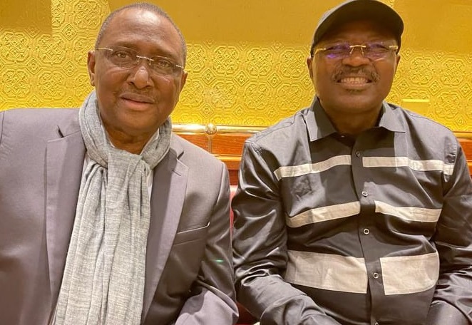 Sidya Touré, leader de l'UFR et Eddie Komboïgo