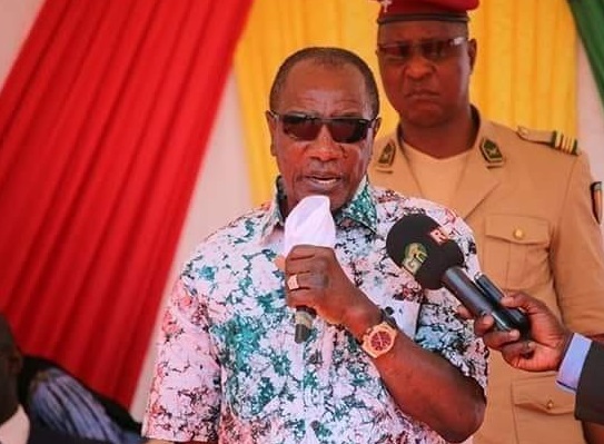 Alpha Condé, président de la République de Guinée