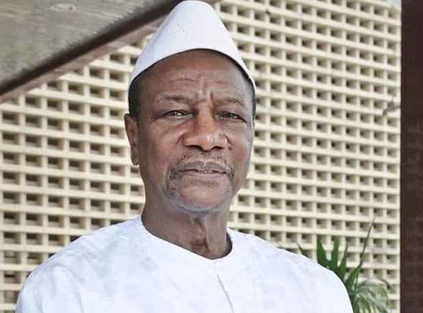 Alpha Condé, président de la République de Guinée