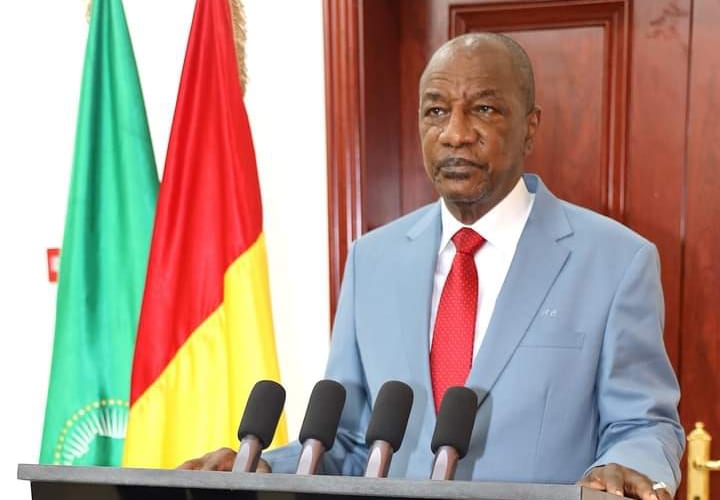 Alpha Condé, président de la République de Guinée
