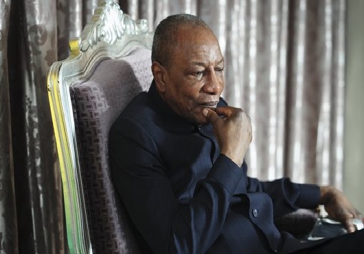 Alpha Condé, président de la République de Guinée