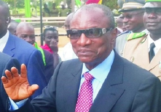 Alpha Condé, président de la République de Guinée