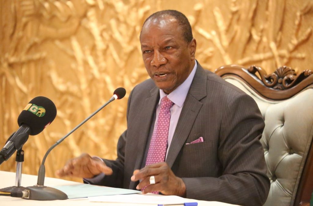 Alpha Condé, président de la République de Guinée