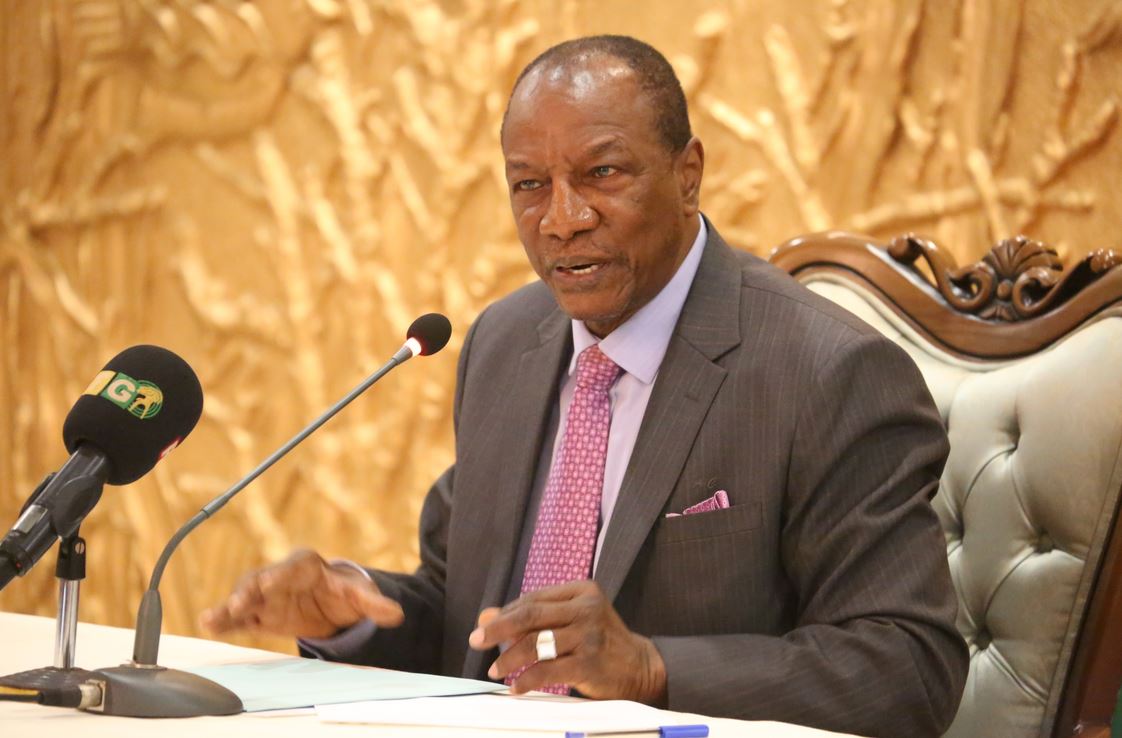 Alpha Condé, président de la République de Guinée