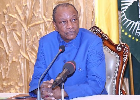 Alpha Condé, président de la République de Guinée