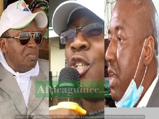 Cherif Bah, Ousmane Gaoual Diallo et Cellou Baldé