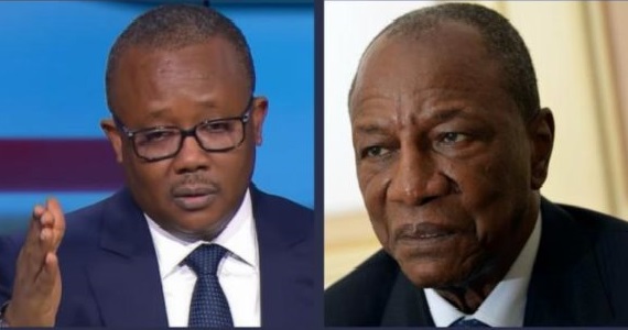 Umaro Sissoco Embaló, Président de la Guinée-Bissau et Alpha Condé, Président de la République de Guinée, photomontage