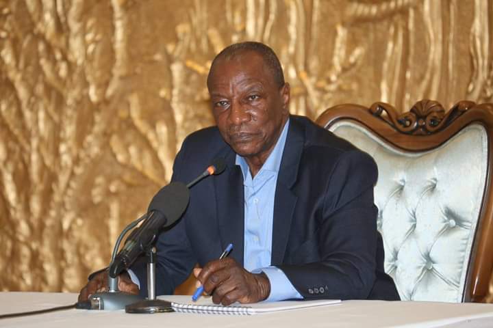 Alpha Condé, président de la République de Guinée