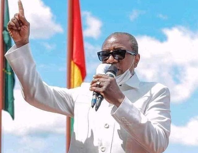 Alpha Condé, président de la République de Guinée