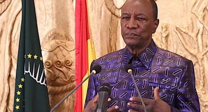 Alpha Condé, président de la République de Guinée