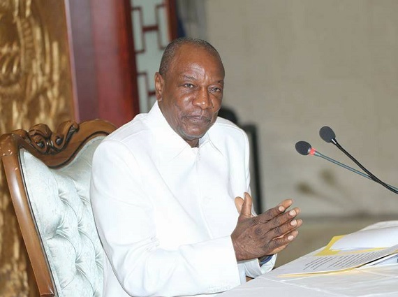 Alpha Condé, président de la République de Guinée