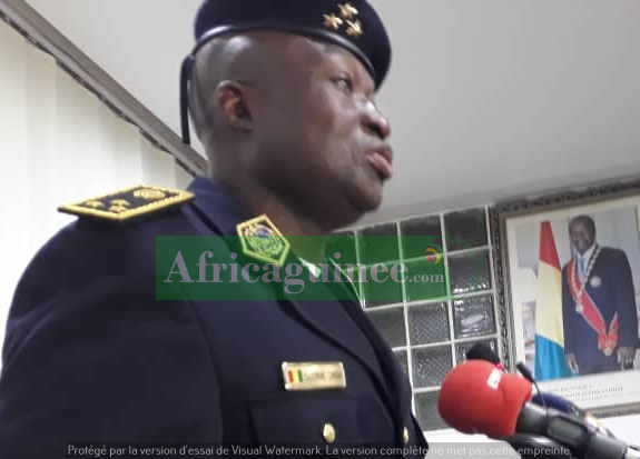 Général Ansoumane Camara Bafoé, DG de la Police Nationale