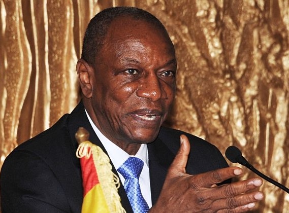 Alpha Condé, président de la République de Guinée