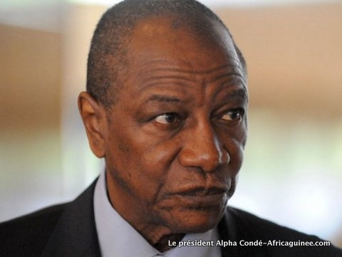 Alpha Condé, président de la République de Guinée