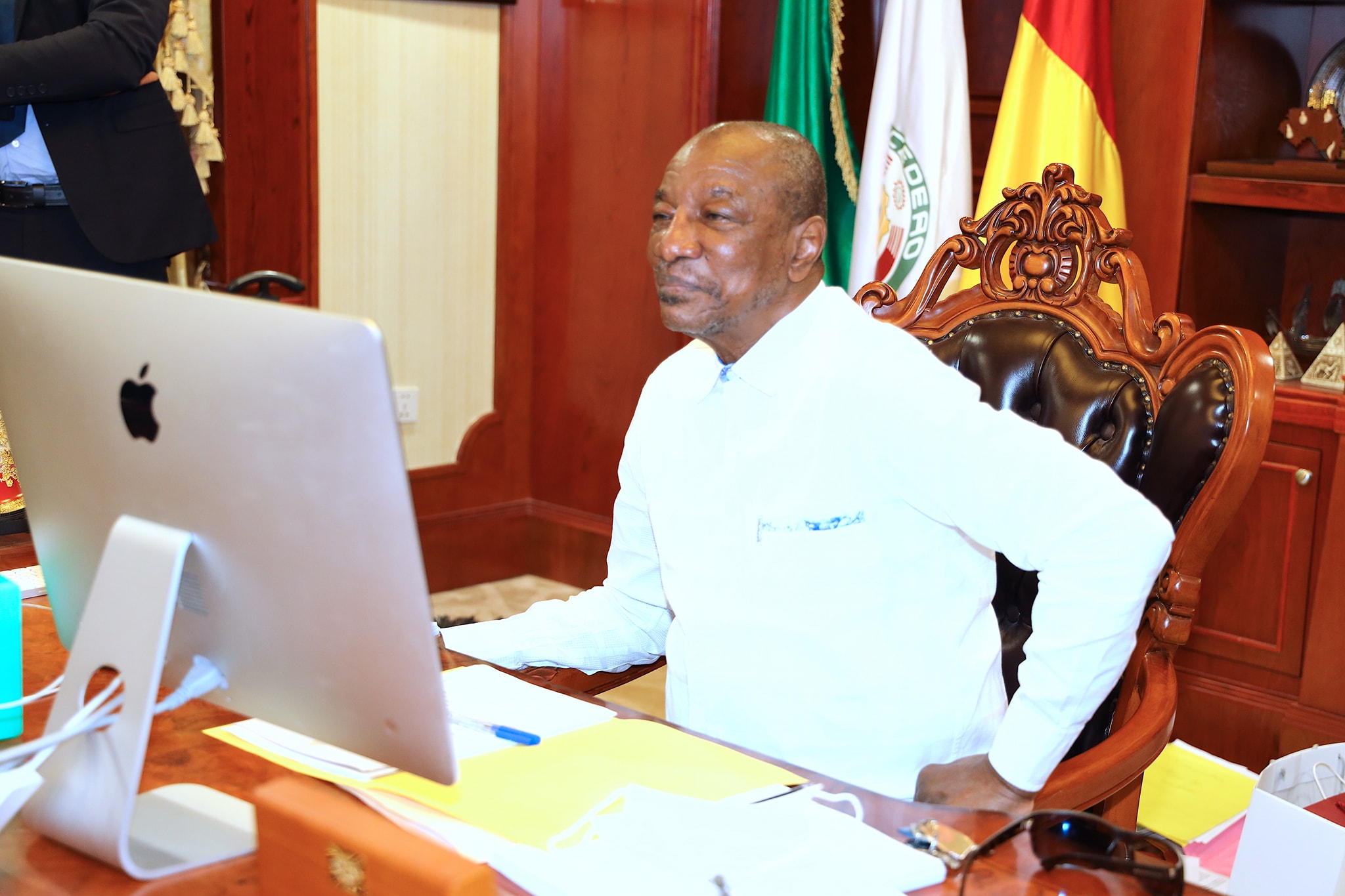 Alpha Condé, président de la République de Guinée