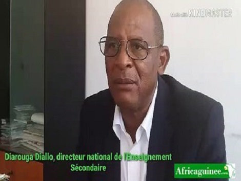 Abdoulaye Dianrougha Diallo, Directeur Nationale de l'Enseignement secondaire