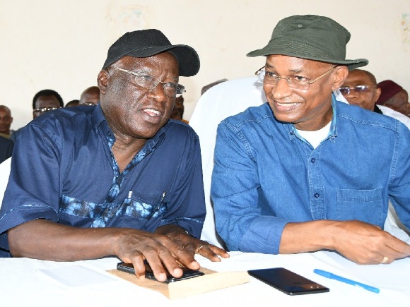 Kalemodou Yansané et Cellou Dalein Diallo