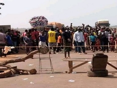 Manifestation à Siguiri