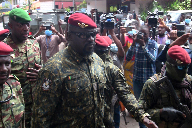 Colonel Mamady Doumbouya, président du CNRD