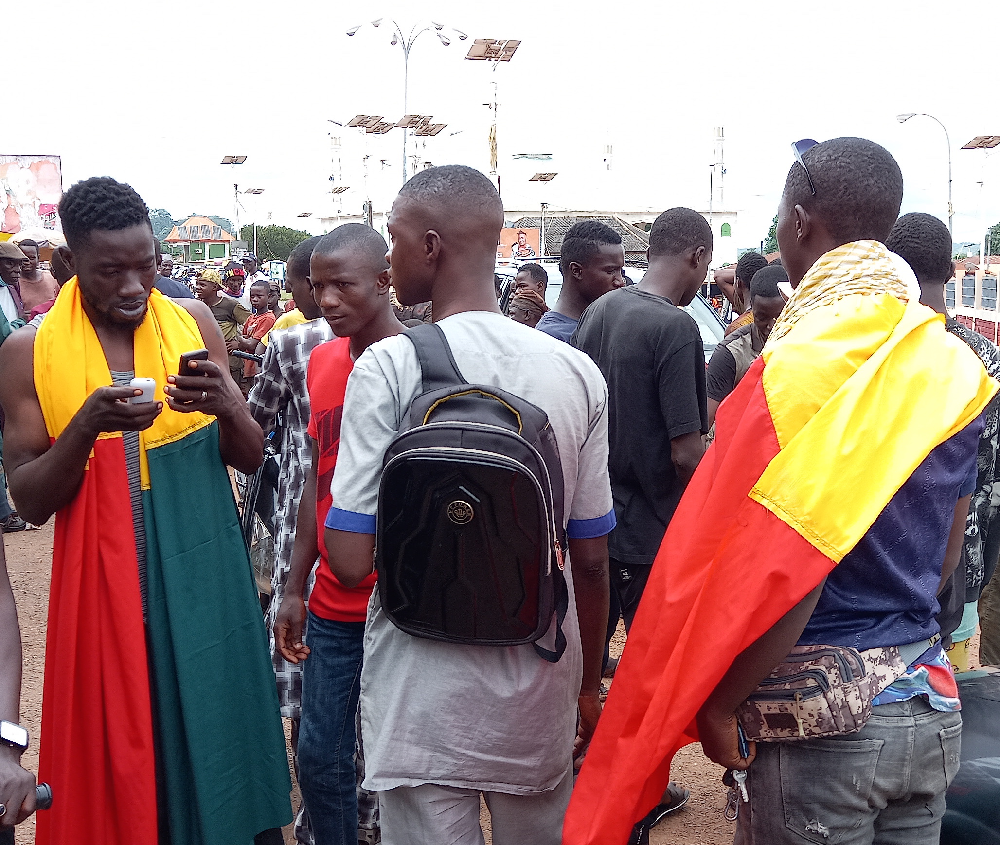 Des manifestations pro-junte dans des villes de la Haute Guinée