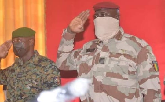 Colonel Mamady Doumbouya, président du CNRD