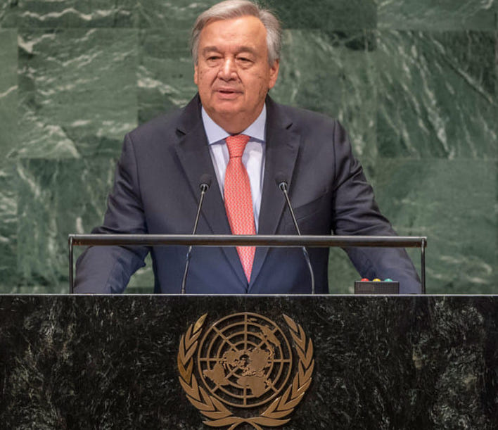 Antonio Guteress, Secrétaire Général de l’Organisation des Nations-Unies