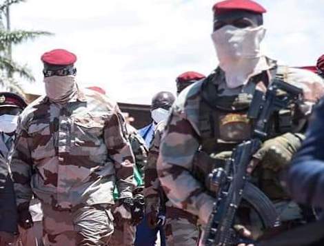 Colonel Mamadi Doumbouya, président du CNRD