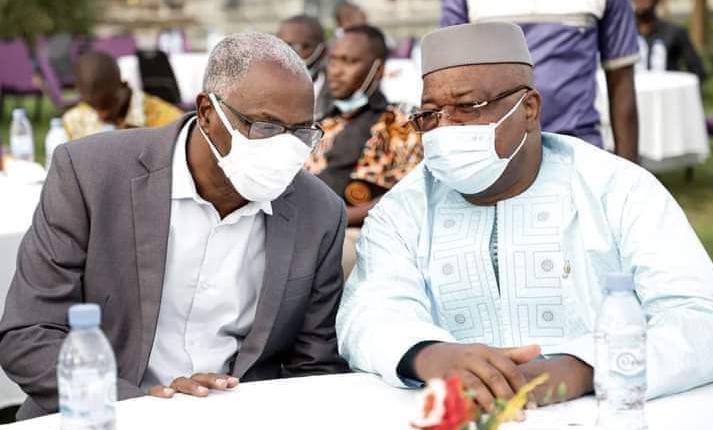 Bah Oury et Elhadj Mamadou Sylla, membres de la CORED