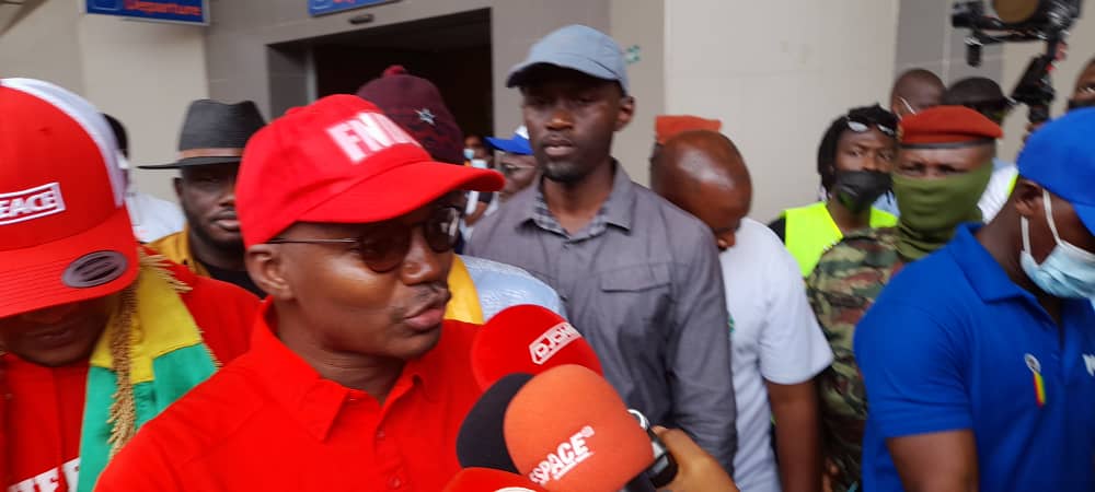 Ibrahima Diallo,  responsable des opérations du FNDC