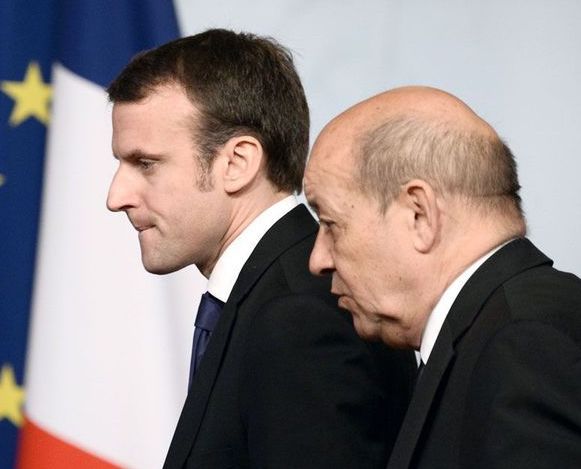 Emmanuel Macron et Jean Yves Ledrian