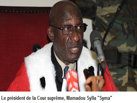 Mamadou Sylla "Syma" premier président de la Cour Suprême