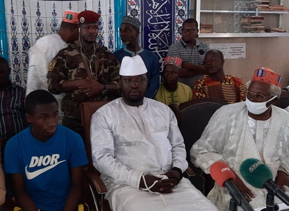 Des émissaires du CNRD à la mosquée turque de Koloma à la rencontre des parents des victimes des répressions policières sous Alpha Condé