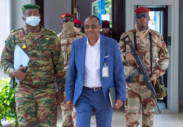 Mohamed Beavogui, Premier ministre de la transition Guinéenne