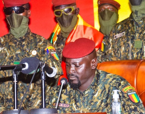 Colonel Mamadi Doumbouya, président de la transition guinéenne
