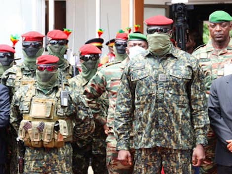 Colonel Mamadi Doumbouya, président de la transition guinéenne