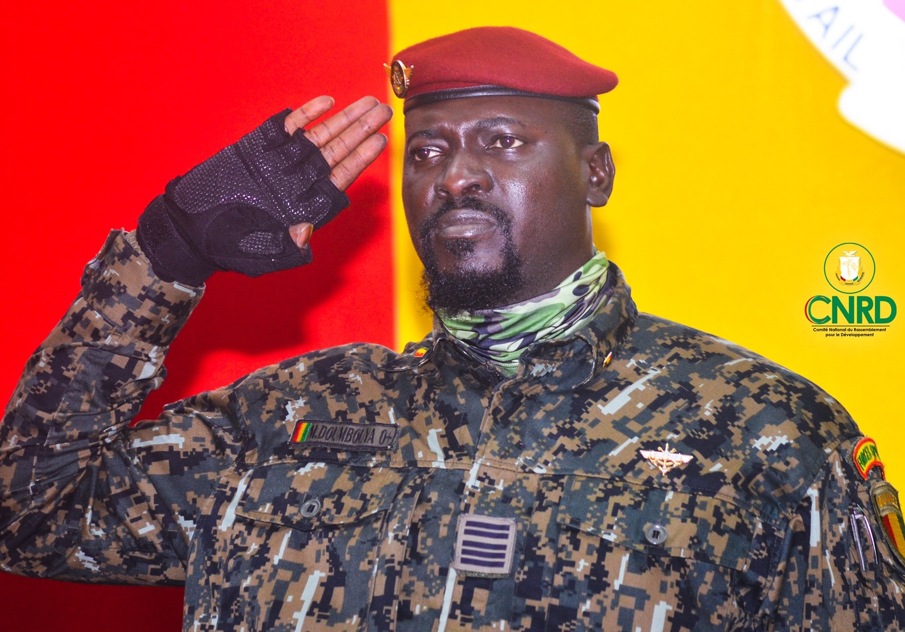 Colonel Mamadi Doumbouya, président de la transition guinéenne