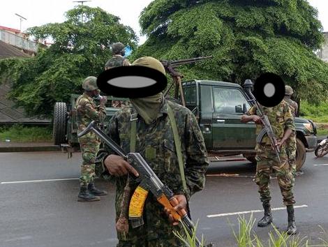 Des agents des forces spéciales dans les rues de Conakry, image d'archive