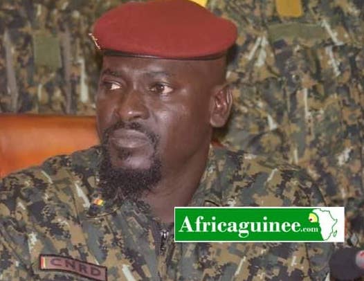 Colonel Mamadi Doumbouya, président de la transition guinéenne