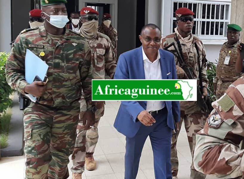 Mohamed Beavogui, Premier ministre de la transition Guinéenne