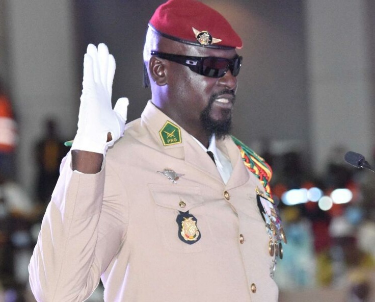 Colonel Mamadi Doumbouya Président de la Transition Guinéenne
