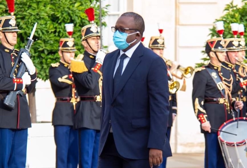 Umaro Sissoco Embalo, président de la Guinée Bissau reçu à l'Elysée