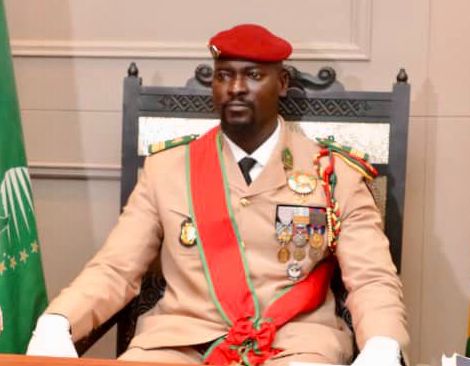 Colonel Mamadi Doumbouya, président de la transition guinéenne