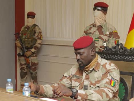 Colonel Mamadi Doumbouya, président de la transition guinéenne