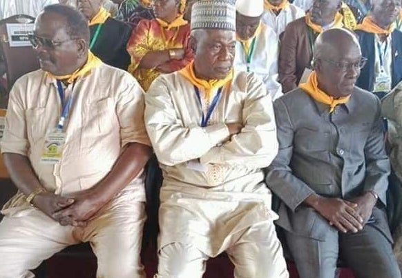 Saloum Cissé, Secrétaire Général du RPG arc-en-ciel, Amadou Damaro Camara, ancien président de l'Assemblée et Dr Mohamed Diané