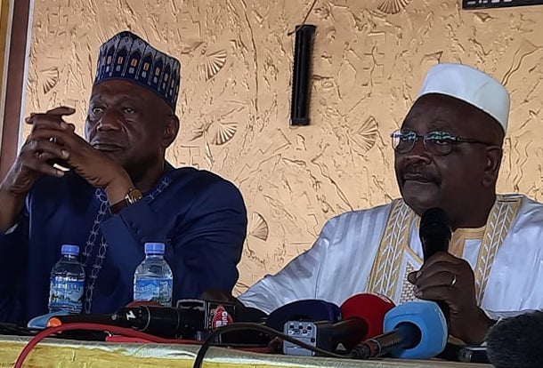 Amadou Damaro Camara et Saloum Cissé, hauts dirigeants du Rpg-arc-en-ciel