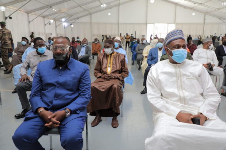 Kassory Fofana et Amadou Damaro Camara, le 06 septembre dernier lors d'une rencontre avec la junte