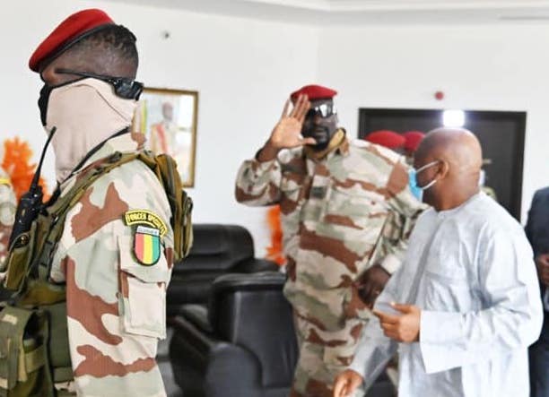 Colonel Mamadi Doumbouya, président de la transition guinéenne