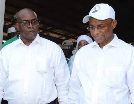 Dr Fodé Oussou Fofana et Cellou Dalein Diallo, président de l'UFDG