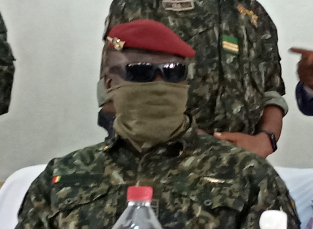 Colonel Mamadi Doumbouya Président de la Transition Guinéenne