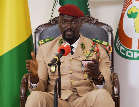 Colonel Mamadi Doumbouya, président de la transition guinéenne